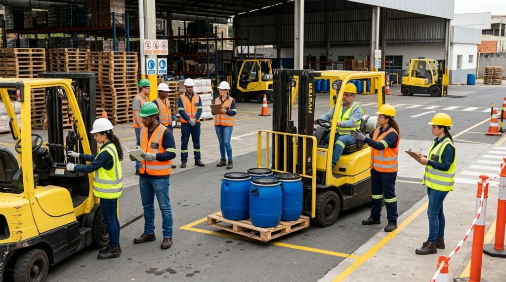 Curso instrutor multiplicador NR-11 empilhadeira em Campinas